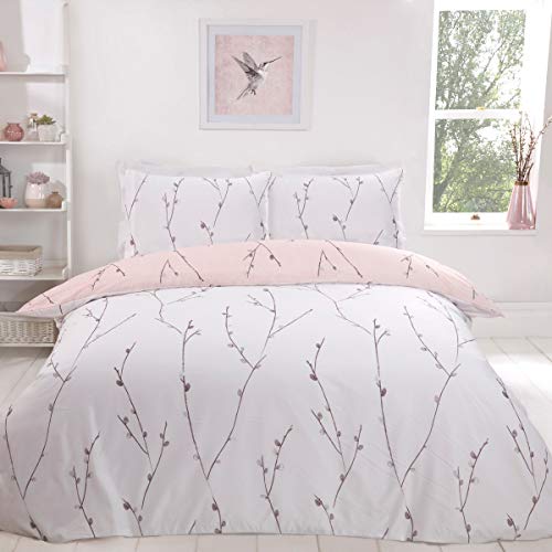 Sleepdown Willow Floral Blush Pink Ultra Soft Easy Care - Juego de...