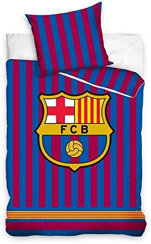 DHestia F.C. Barcelona Juego de Cama con Funda Nórdica y Funda de...