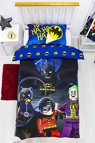 Character World Lego Oficial Batman DC Funda de edredón Individual |...